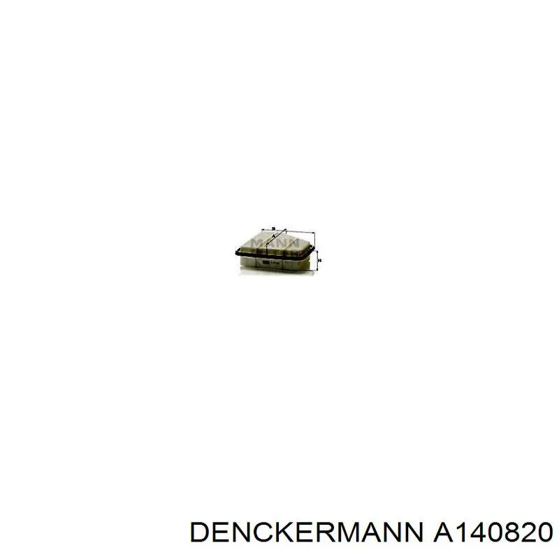 Воздушный фильтр A140820 Denckermann