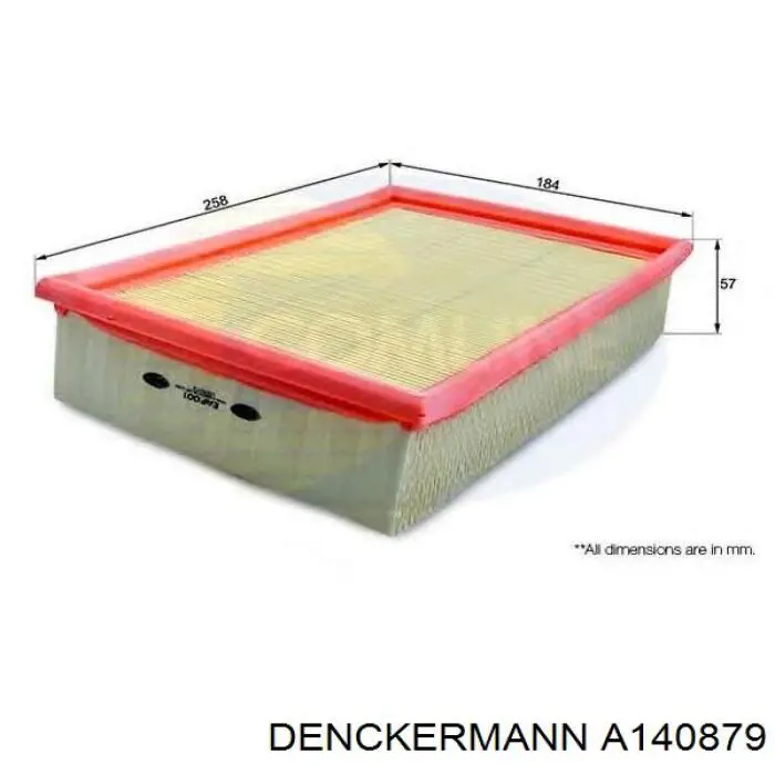 Элемент воздушного фильтра Denckermann A140879 цена, от 5.52 USD