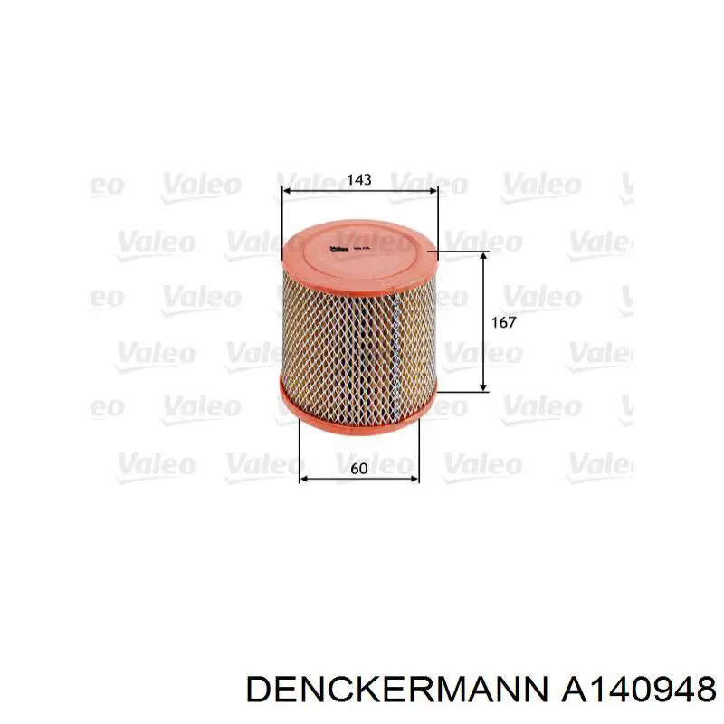 Воздушный фильтр A140948 Denckermann