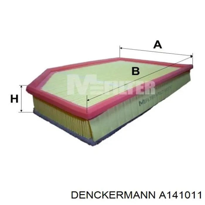 Элемент воздушного фильтра Denckermann A141011 цена, от 9.64 USD