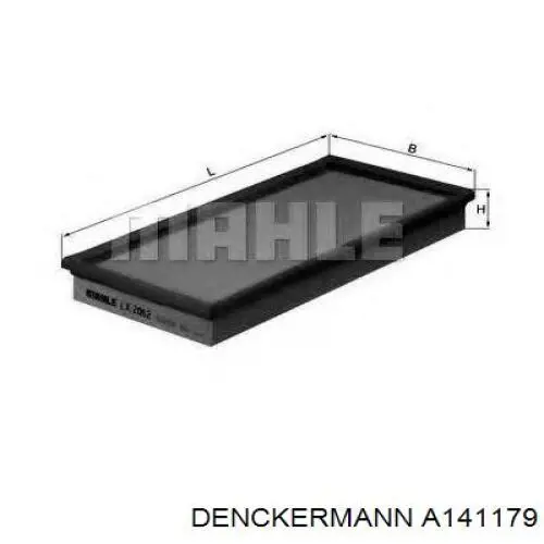 Элемент воздушного фильтра Denckermann A141179 цена, от 6.00 USD