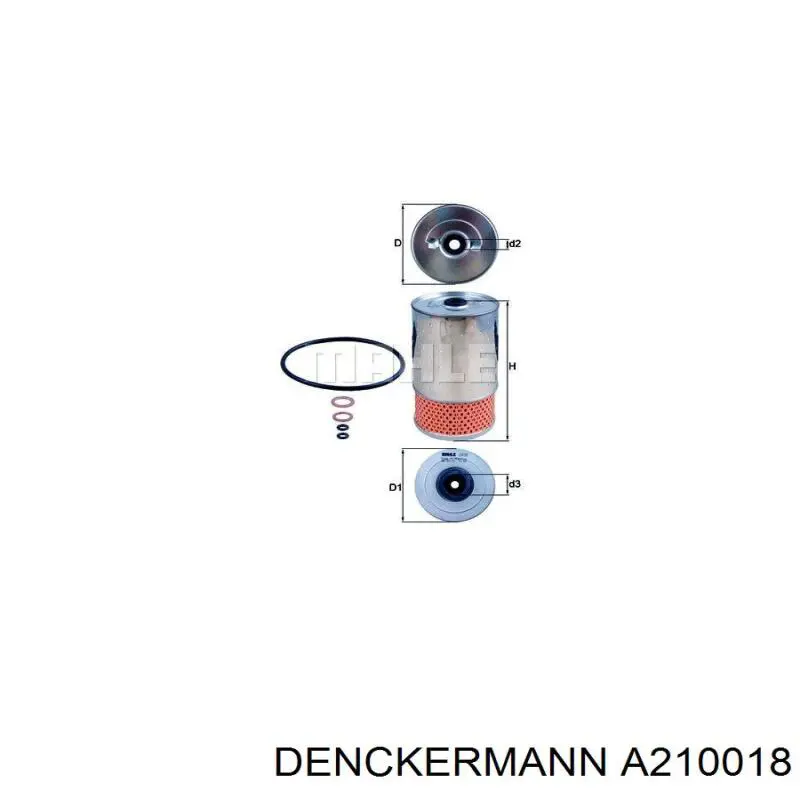 Масляный фильтр A210018 Denckermann