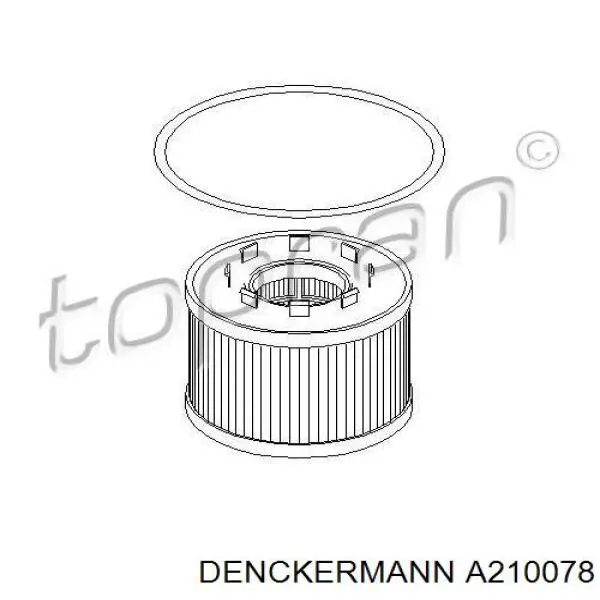 Купить A210078 Denckermann Фильтр центробежный очистки масла