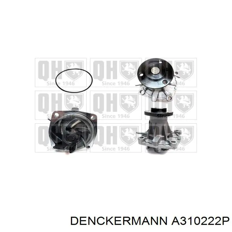 Помпа охлаждения Denckermann A310222P цена, от 24.86 USD