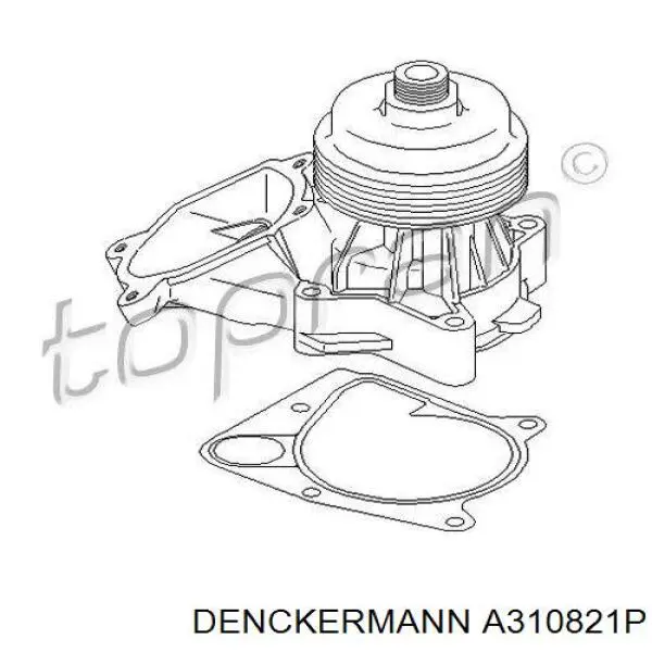 Помпа охлаждения Denckermann A310821P цена, от 53.61 USD
