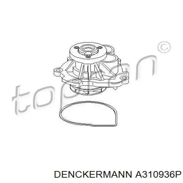 Купить A310936P Denckermann Насос охлаждения
