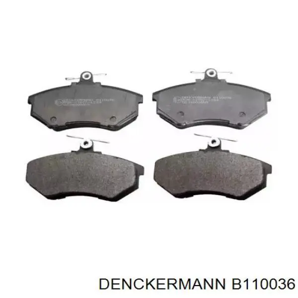 B110036 Denckermann колодки тормозные передние дисковые