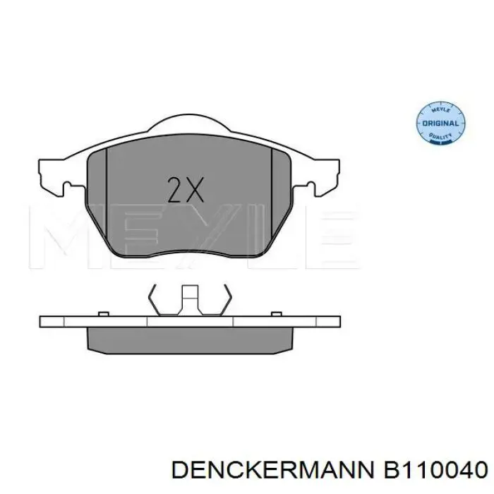 Колодки Denckermann B110040 цена, от 21.32 USD
