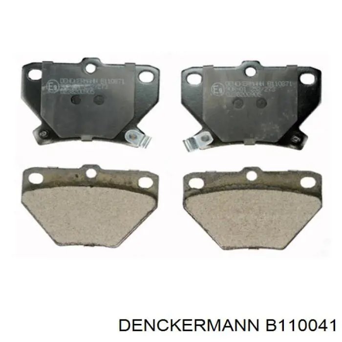 B110041 Denckermann Колодки тормозные дисковые комплект