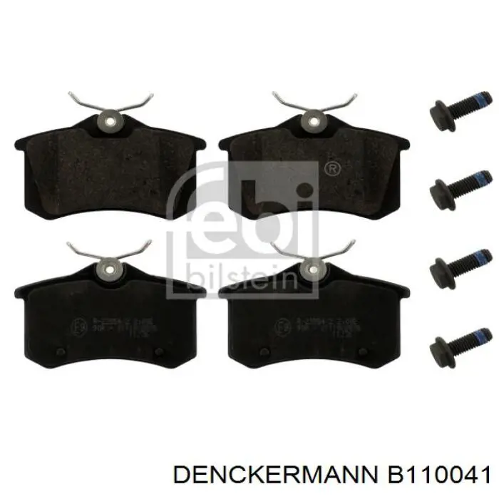 Колодки дисковые  Denckermann B110041 цена, от 12.58 USD