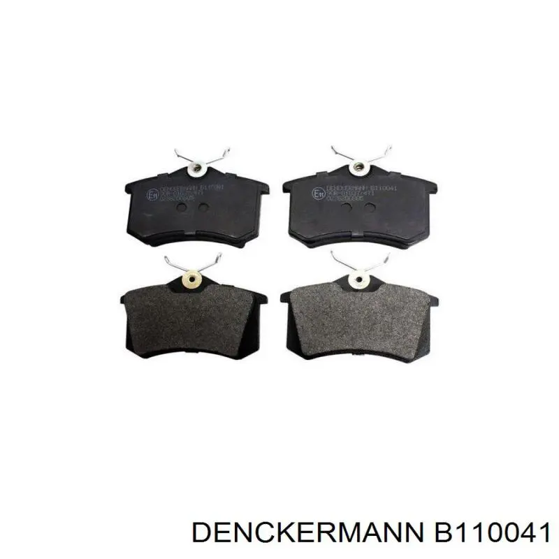Купить B110041 Denckermann Колодки тормозные задние, дисковые