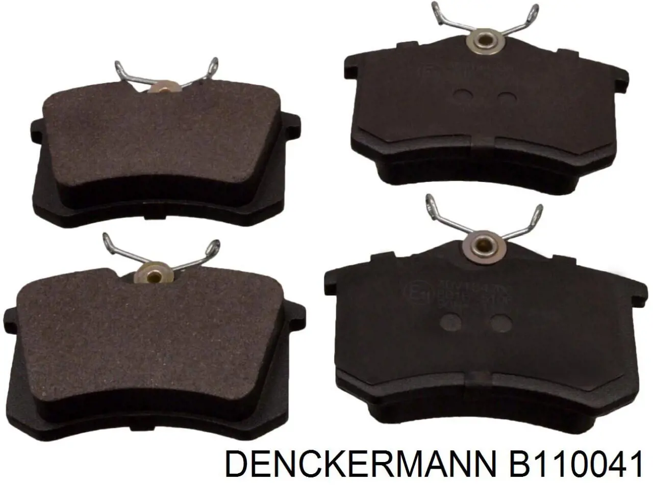 B110041 Denckermann задние тормозные колодки