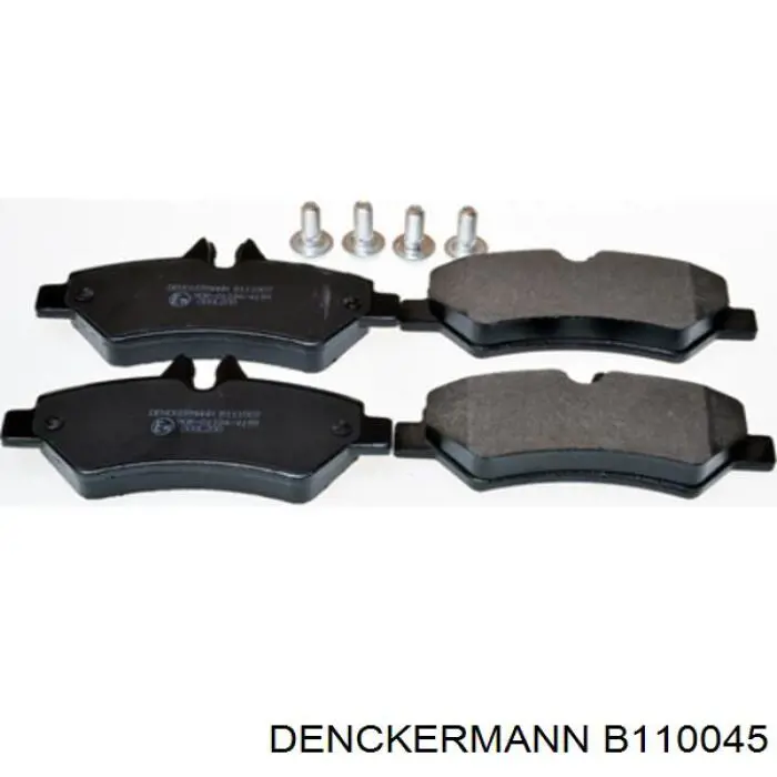 Купить B110045 Denckermann Колодки тормозные