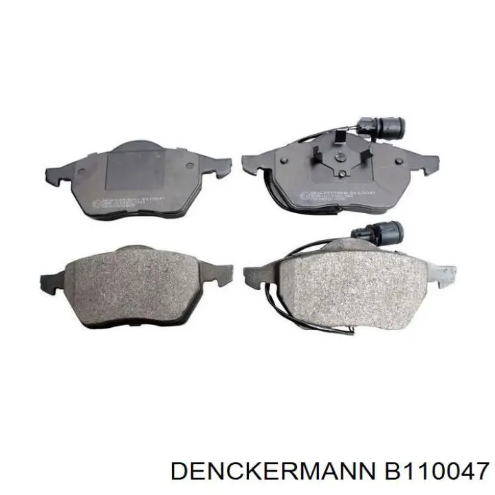 Купить B110047 Denckermann Колодки тормозные
