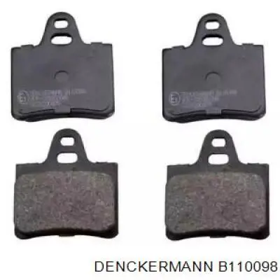 Задние тормозные колодки B110098 Denckermann