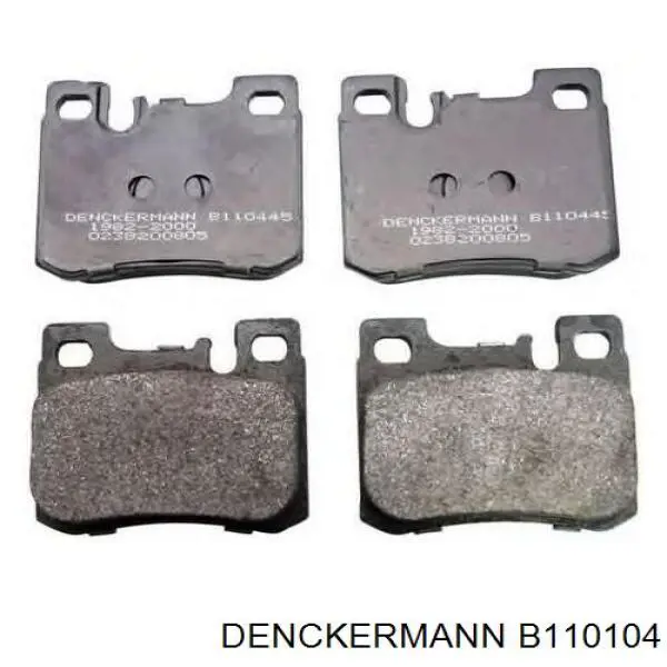 Колодки дисковые  Denckermann B110104 цена, от 14.48 USD