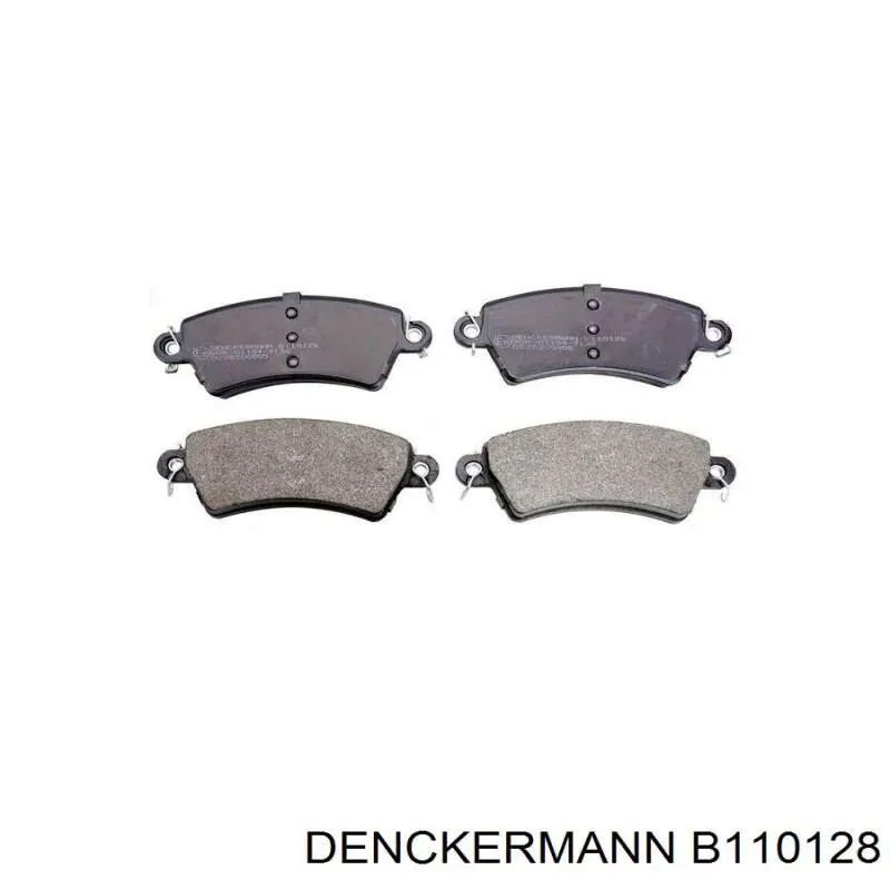 B110128 Denckermann колодки тормозные передние дисковые