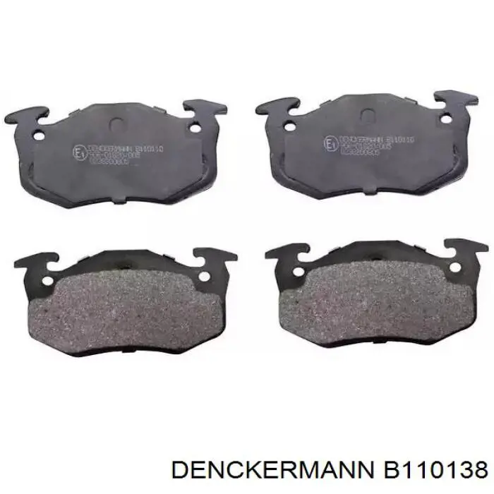 B110138 Denckermann колодки тормозные передние дисковые