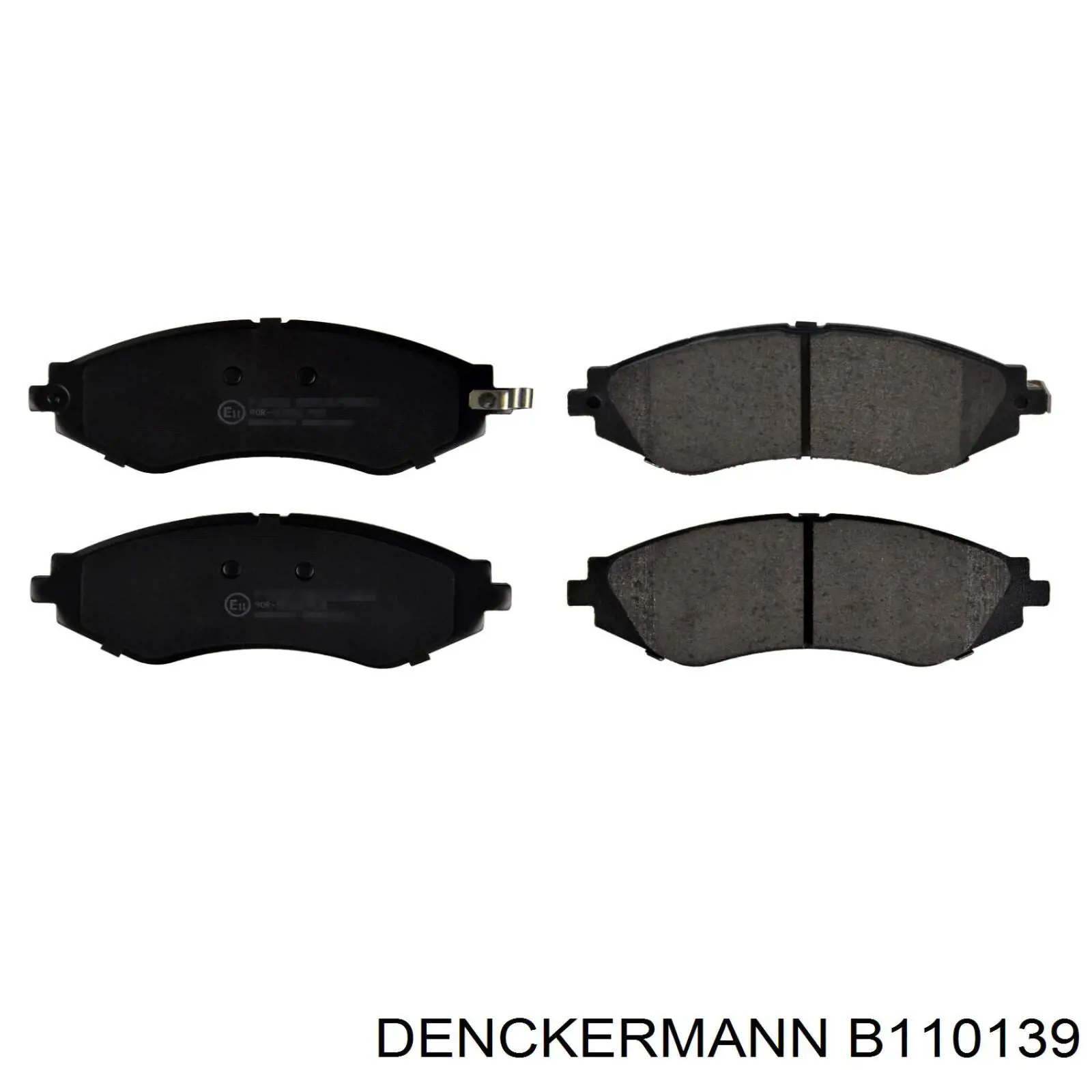 B110139 Denckermann передние тормозные колодки