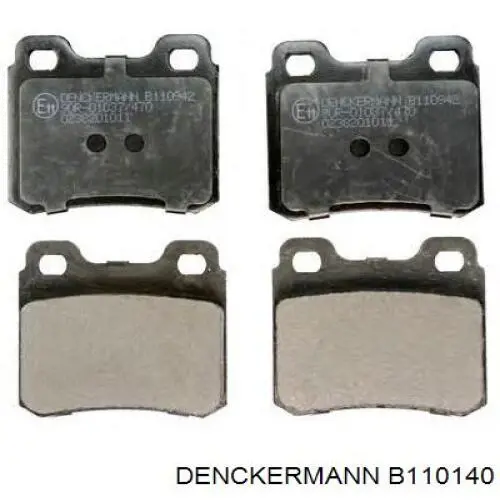 Колодки Denckermann B110140 цена, от 12.76 USD