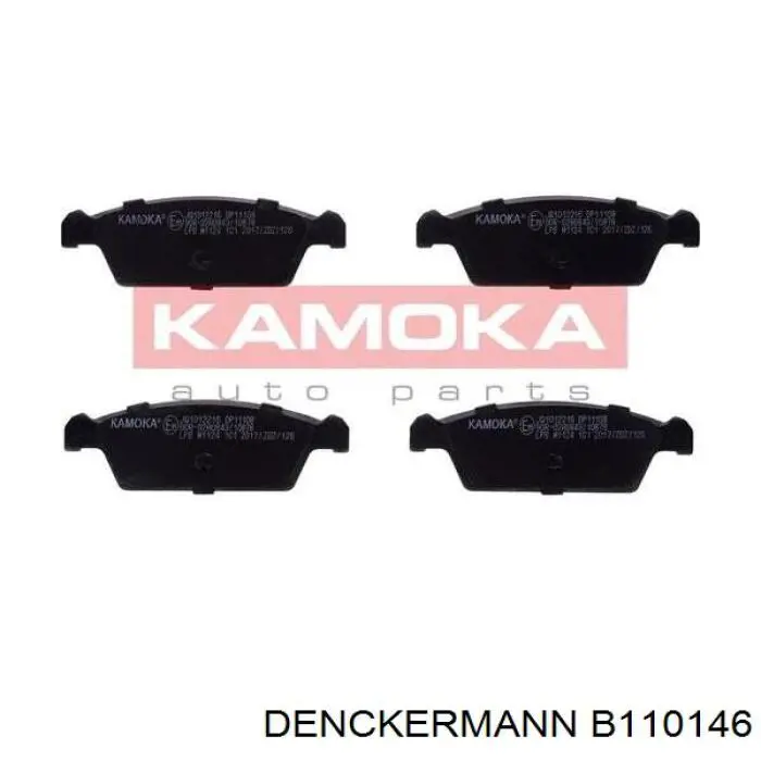 Передние тормозные колодки B110146 Denckermann