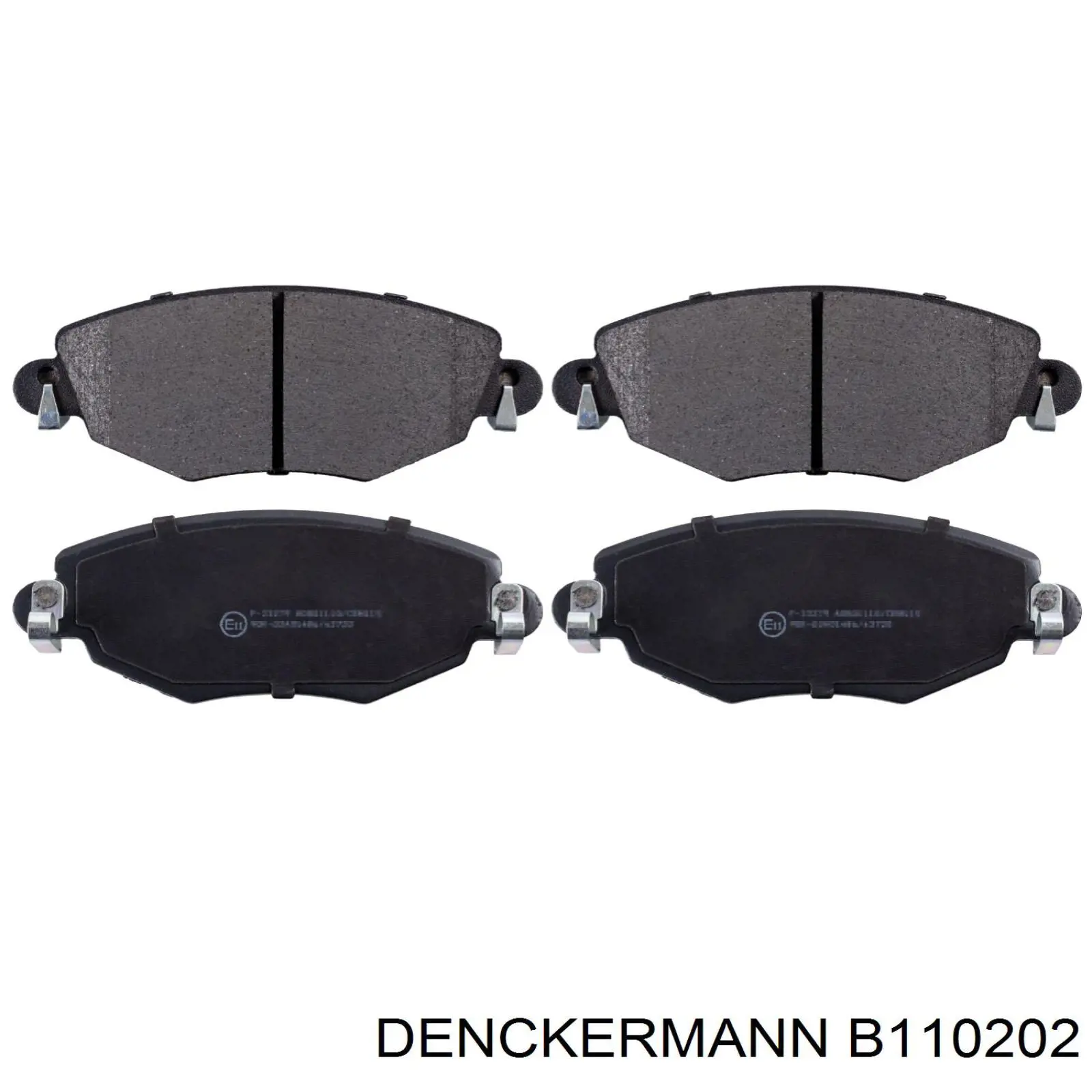 Купить B110202 Denckermann Колодки тормозные