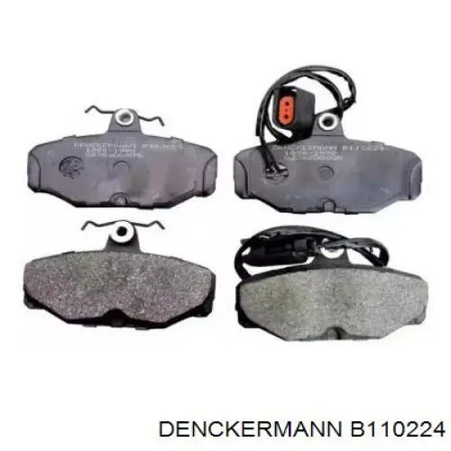 B110224 Denckermann задние тормозные колодки