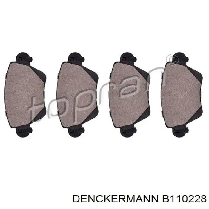 Колодки дисковые  Denckermann B110228 цена, от 16.69 USD