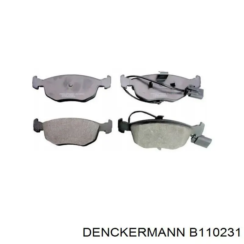 B110231 Denckermann передние тормозные колодки