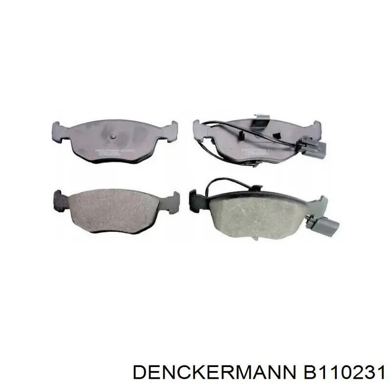 B110231 Denckermann Колодки передние