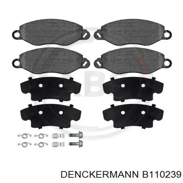 Передние тормозные колодки B110239 Denckermann