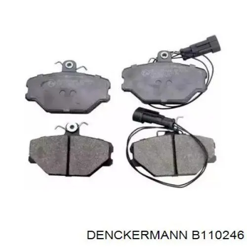 B110246 Denckermann колодки тормозные передние дисковые