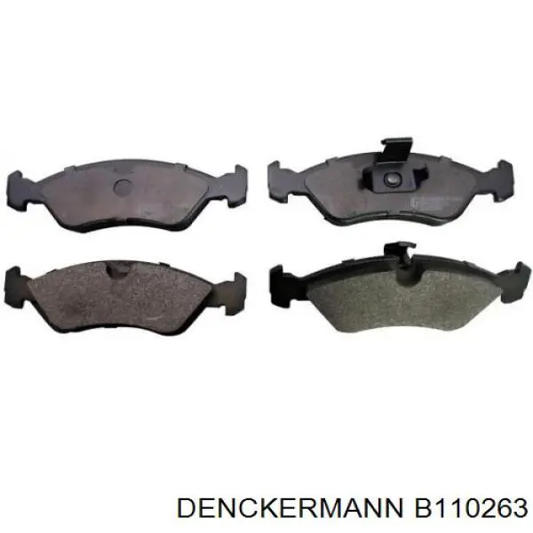 B110263 Denckermann колодки тормозные передние дисковые