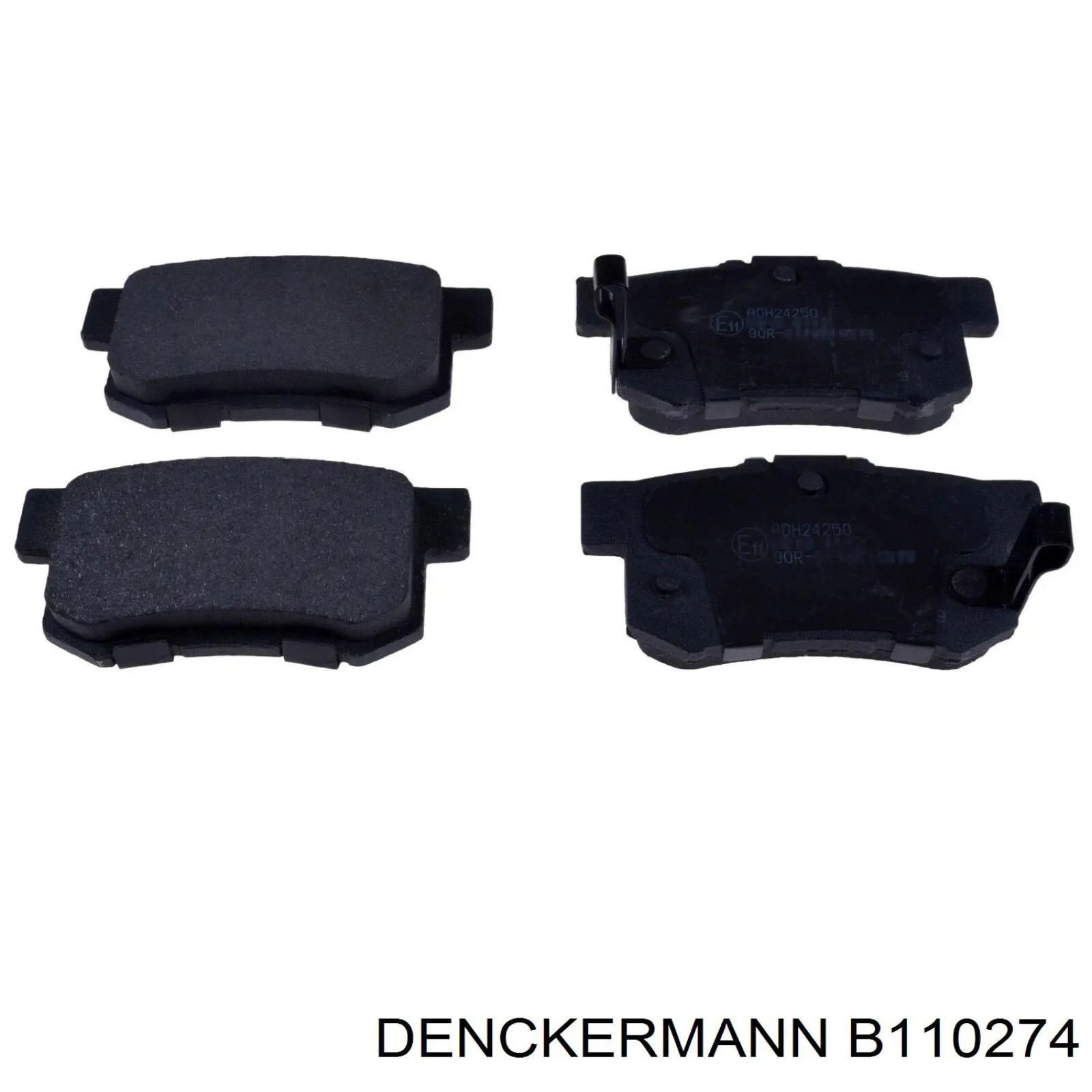 Pastillas de freno traseras B110274 Denckermann