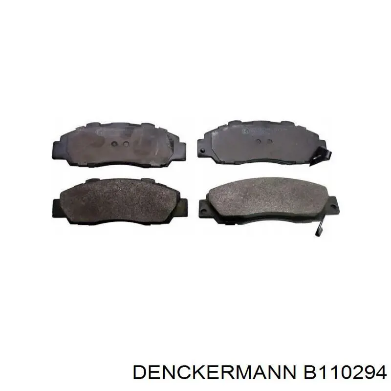 B110294 Denckermann колодки тормозные передние дисковые