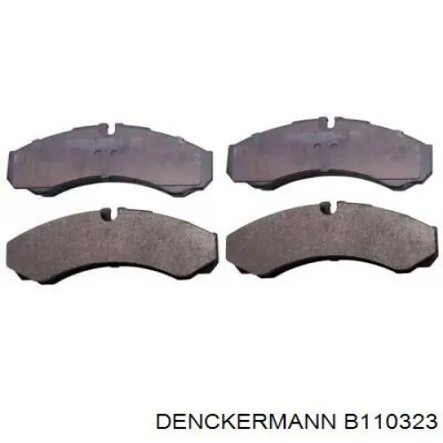 B110323 Denckermann колодки тормозные задние дисковые