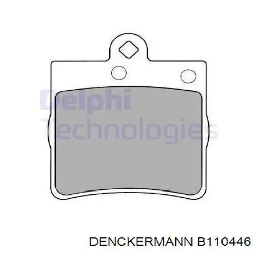 Колодки дисковые  Denckermann B110446 цена, от 16.91 USD