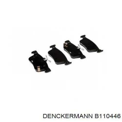 B110446 Denckermann Колодки тормозные дисковые комплект