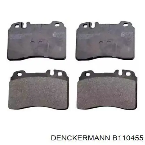 B110455 Denckermann колодки тормозные передние дисковые