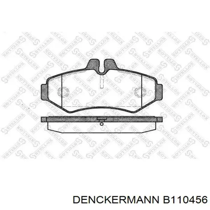 Тормозные колодки Denckermann B110456