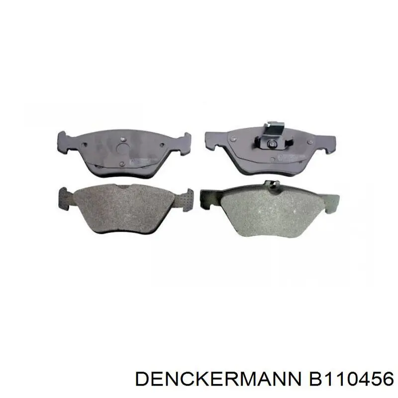 B110456 Denckermann колодки тормозные передние дисковые