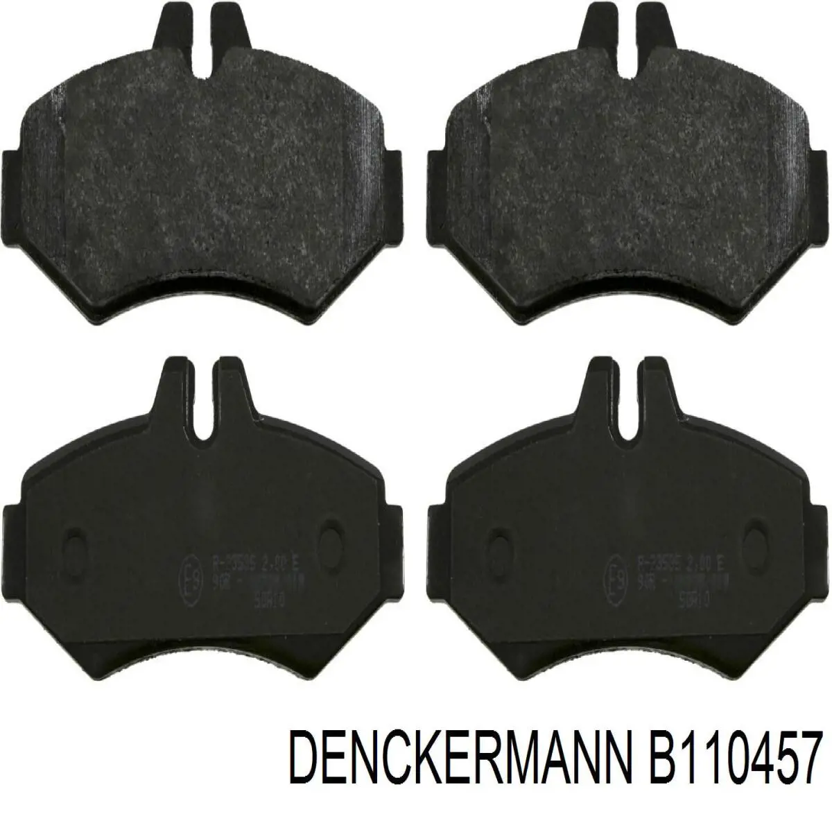 Колодки тормозные задние дисковые DENCKERMANN B110457