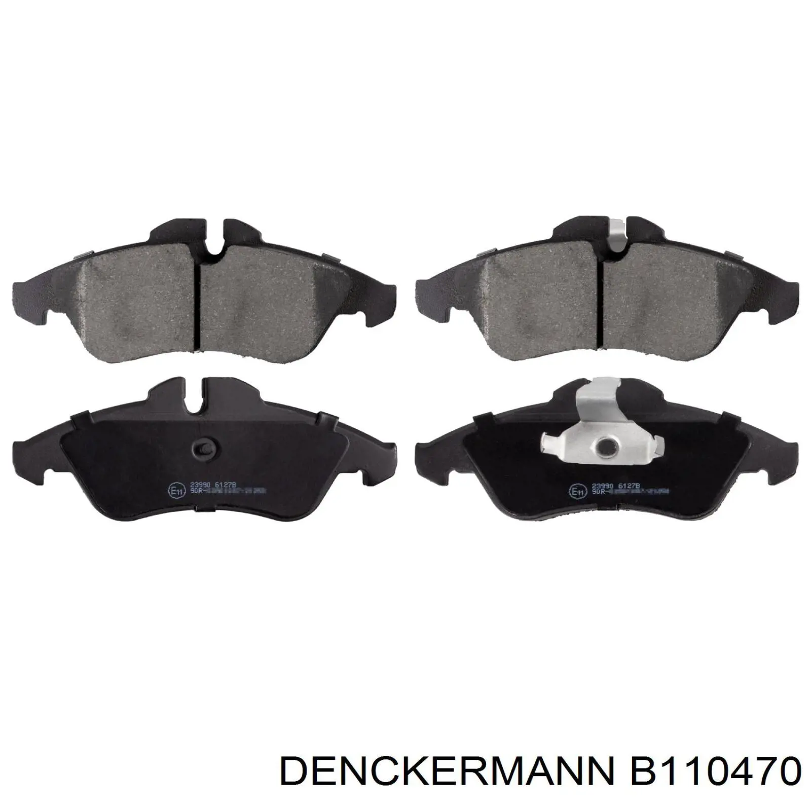 B110470 Denckermann колодки тормозные передние дисковые