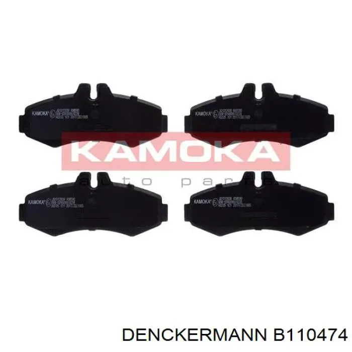 B110474 Denckermann колодки тормозные передние дисковые