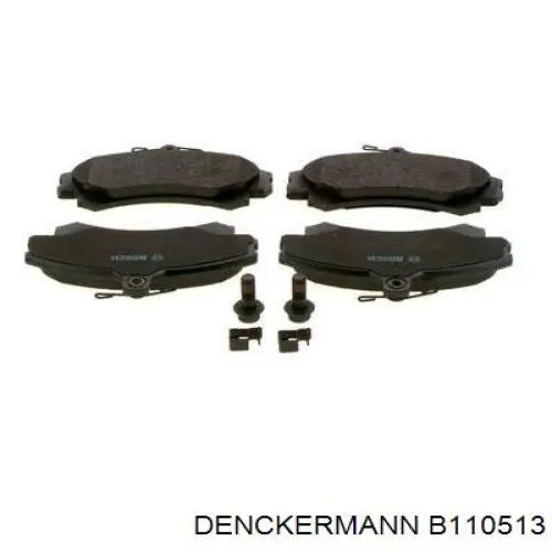 Передние тормозные колодки B110513 Denckermann