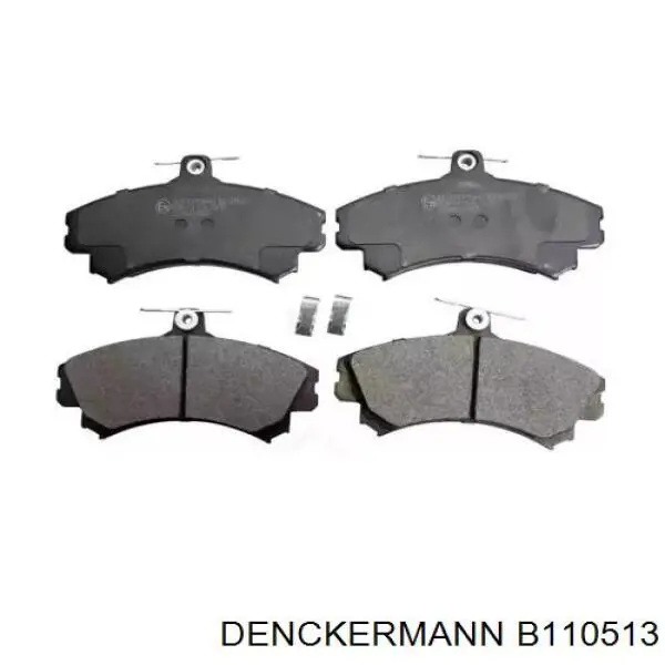 B110513 Denckermann колодки тормозные передние дисковые