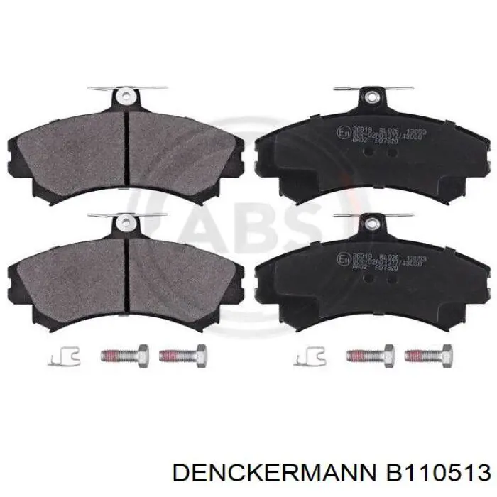 Купить B110513 Denckermann Колодки тормозные