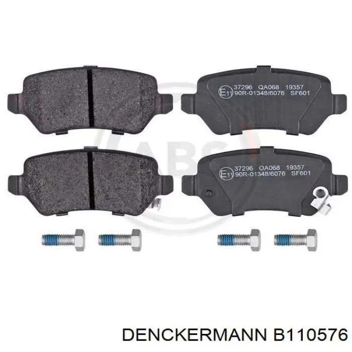 Колодки дисковые  Denckermann B110576 цена, от 14.63 USD