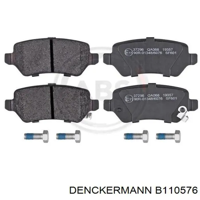 Колодки дисковые  Denckermann B110576 цена, от 14.63 USD