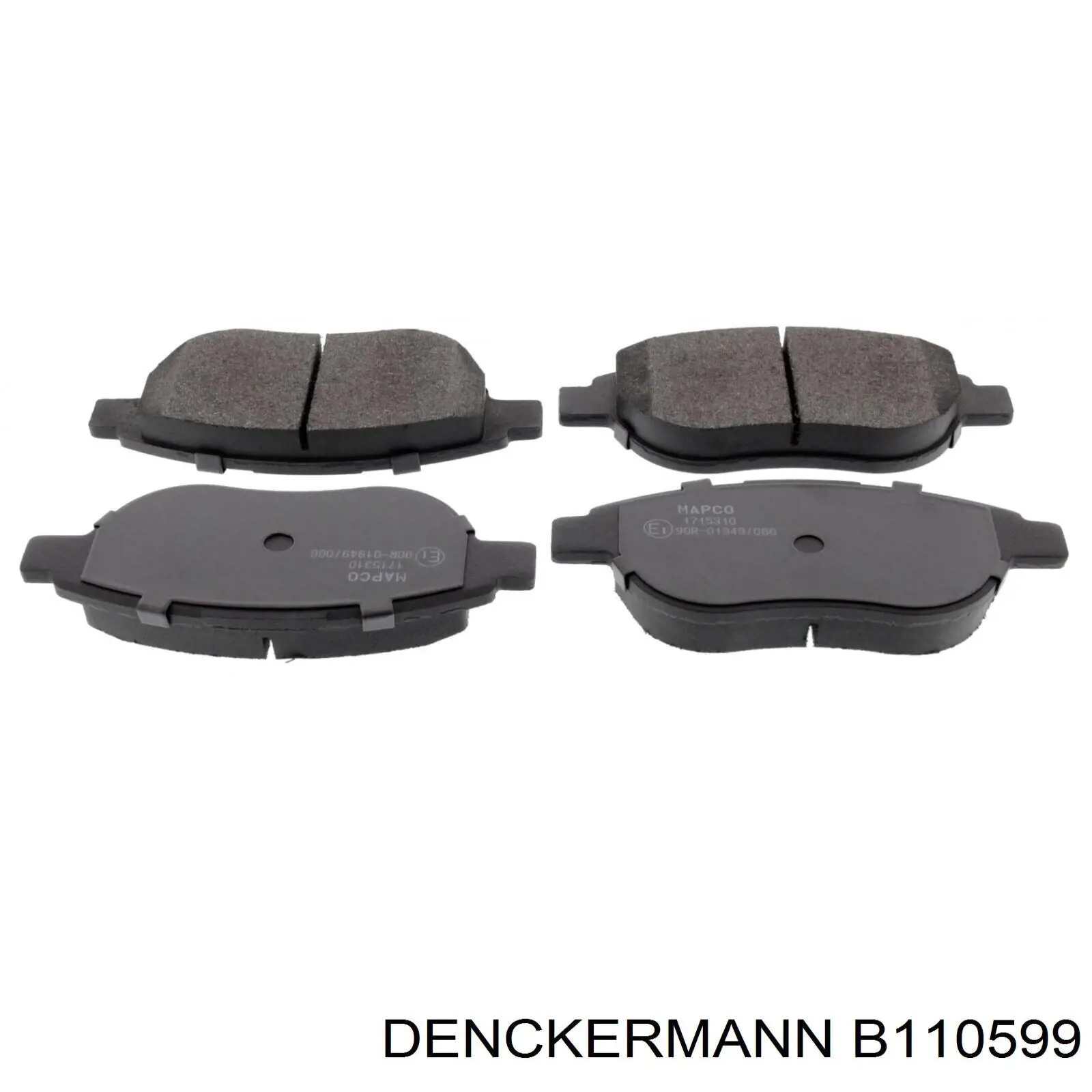Передние тормозные колодки B110599 Denckermann